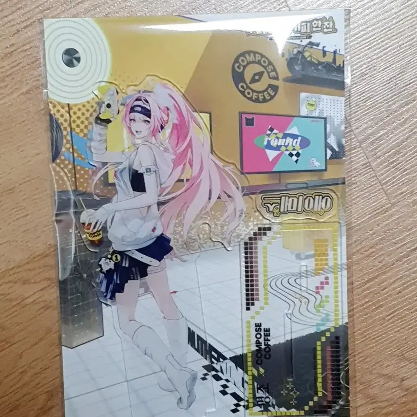 [BUNJANG] Compose Coffee x Myeongjo Collaboration Acrylic Stand / 명조 컴포즈 콜라보 팝업 에이메스 아크릴스탠드