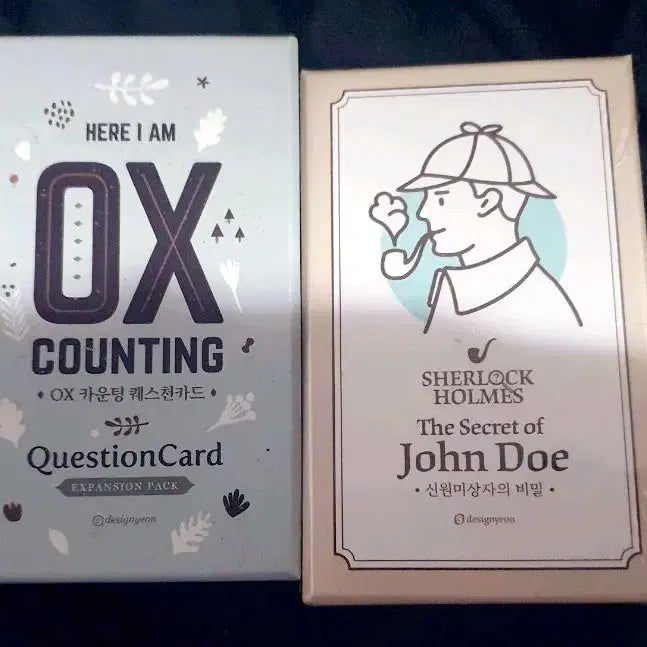 [BUNJANG] Davius Bakery Question Card &amp; Sherlock Holmes Board Game Bundle / 보드게임 다비스베이커리 퀘스천카드 추리 셜록홈즈