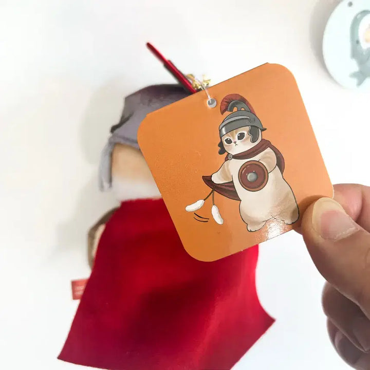 [BUNJANG] Mofusand Soldier Cat Plush Key Holder / [정품/새상품]모후샌드 솔저냥 인형 키홀더 모푸샌드 검투사 희귀템