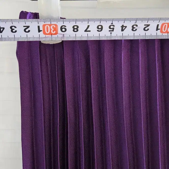 [BUNJANG] ZARA Purple Pleated Long Skirt / 자라 퍼플 플리츠 스커트