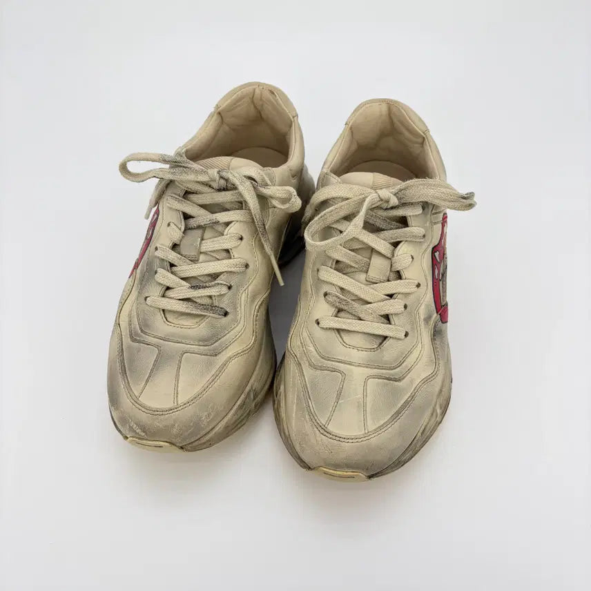 [BUNJANG] Gucci Dirty Lips Logo Rhyton Sneakers / 구찌 더티 입술로고 라이톤 스니커즈