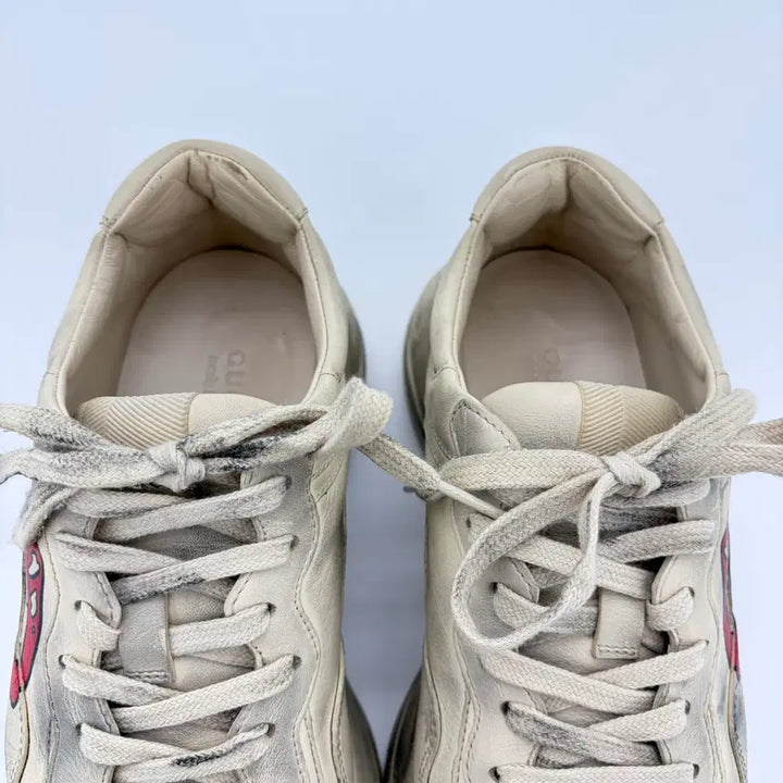 [BUNJANG] Gucci Dirty Lips Logo Rhyton Sneakers / 구찌 더티 입술로고 라이톤 스니커즈
