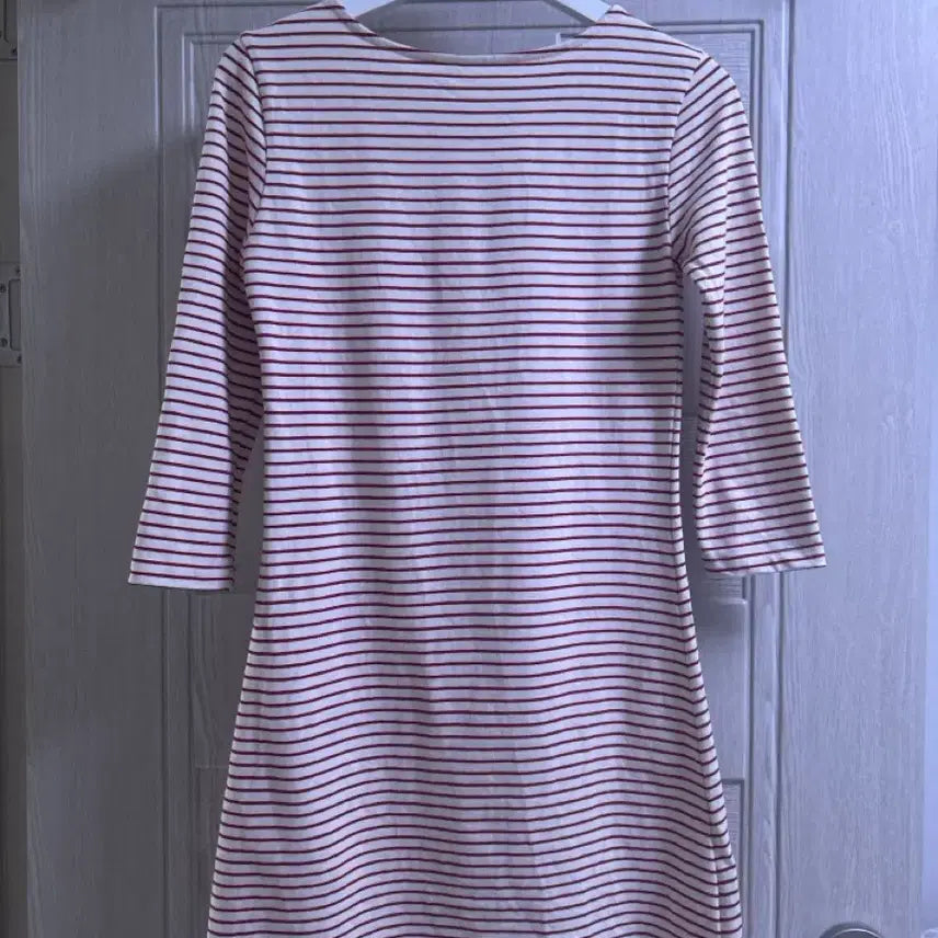 [BUNJANG] Freckle Boat Neck Stripe Mini Dress / freckle 프레클 보트넥스트라이프원피스 boat neck stripe
