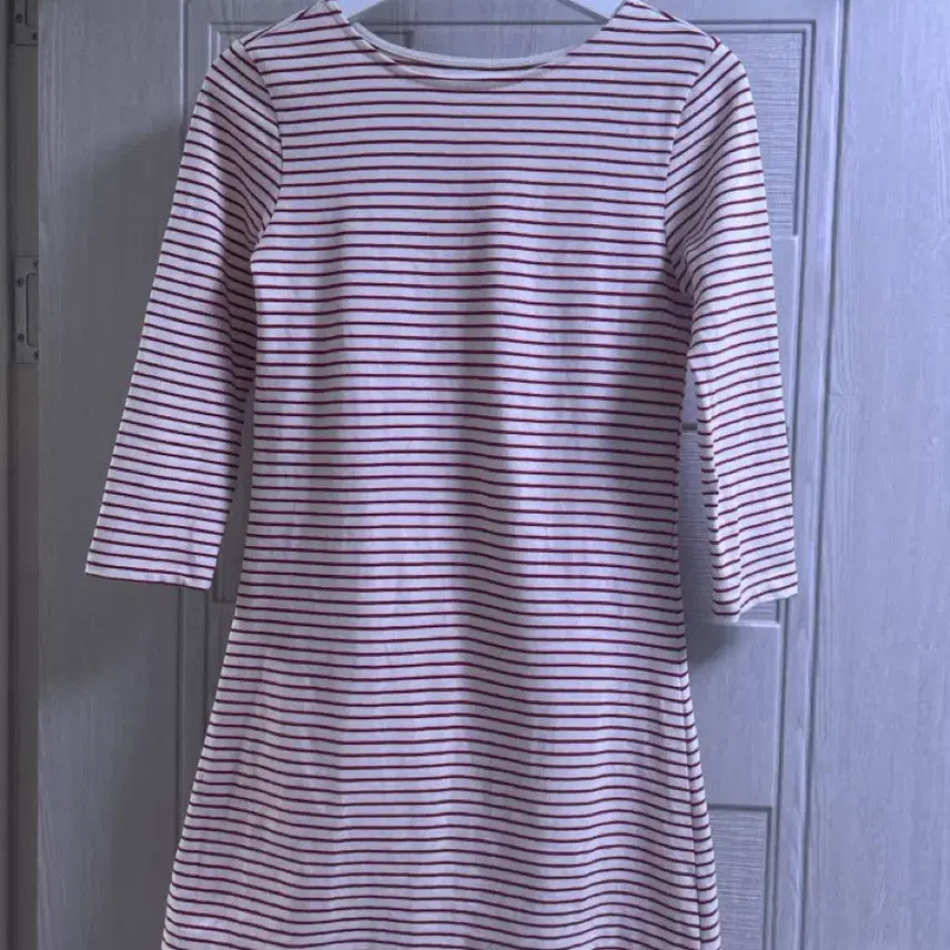 [BUNJANG] Freckle Boat Neck Stripe Mini Dress / freckle 프레클 보트넥스트라이프원피스 boat neck stripe