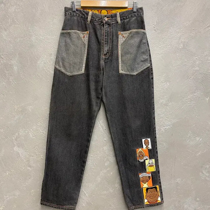 [BUNJANG] FUBU PLATINUM 90s Denim Pants / [29] 90s FUBU PLATINUM 후부 플래티넘 데님팬츠