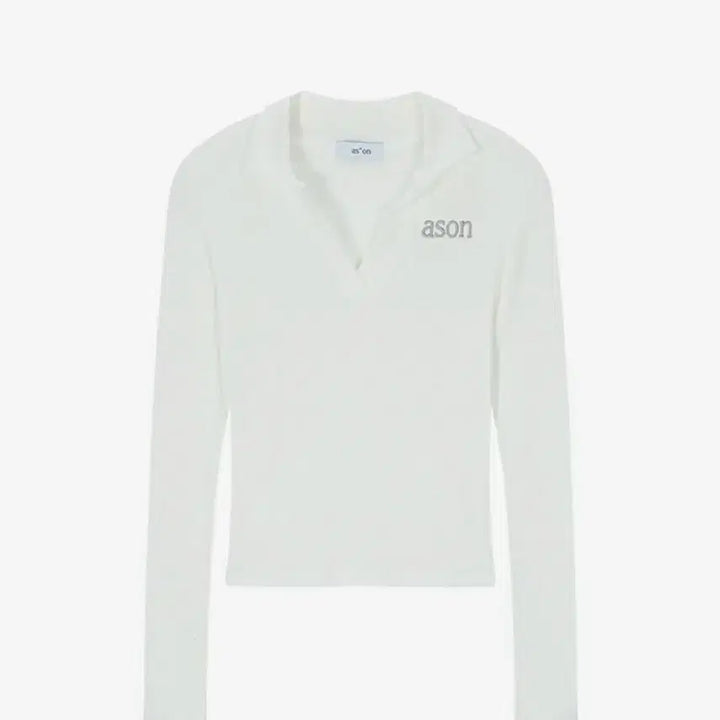 [BUNJANG] Asone Ivy Collar Long Sleeve Shirt - White / 애즈온 IVY COLLAR LONG SLEEVE / WHITE