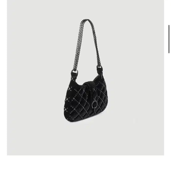 [BUNJANG] Sandro Sweet Janette Velvet Shoulder Bag / 산드로 스윗 자넷 벨벳 숄더 백 SFASA01144