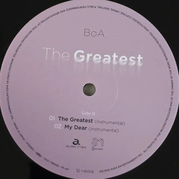 [BUNJANG] BoA The Greatest LP &amp; CD Limited Edition / 보아(Boa) The Greatest LP &amp; CD 한정반(희소반)