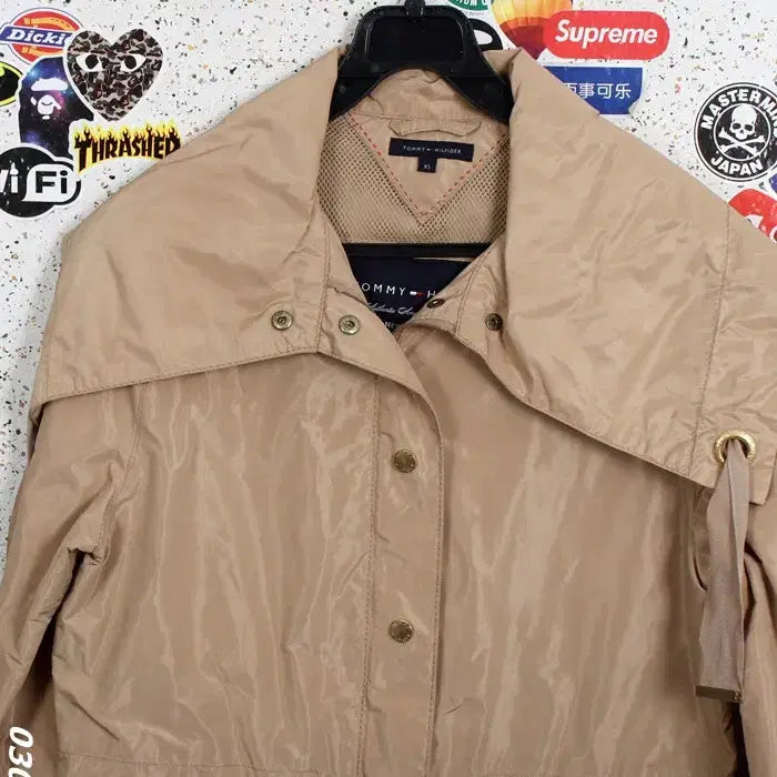 [BUNJANG] Tommy Hilfiger Signature Jacket (XS) / 여성XS / 타미힐피거 스트링 럭셔리 시그니쳐자켓BG 16-1