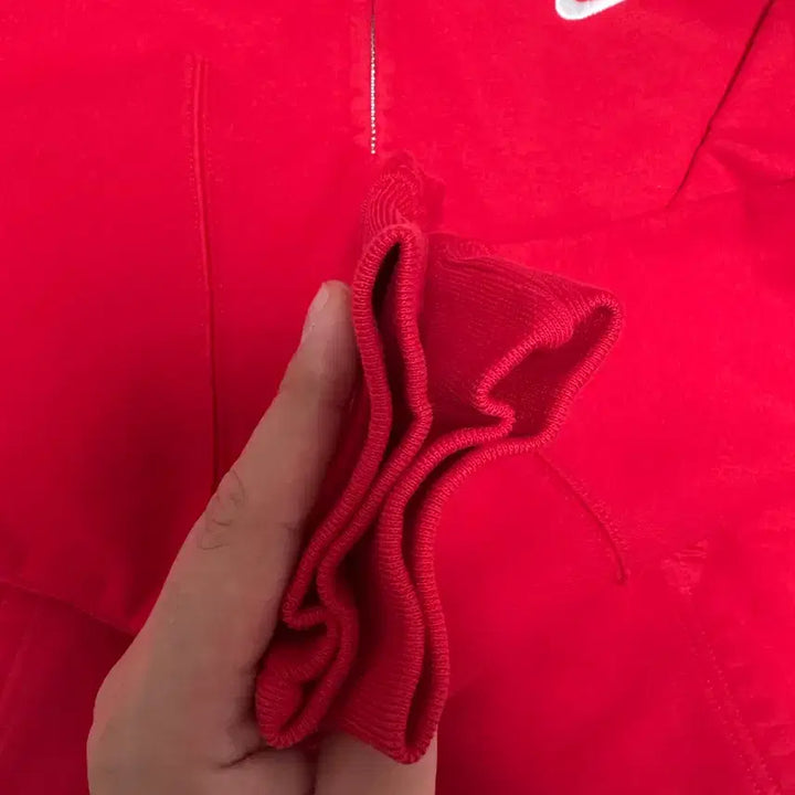[SOLD OUT] [L] 슈프림 나이키 후드 집업 레드 25SS