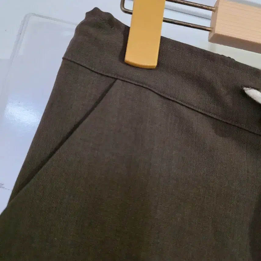 [BUNJANG] Slacks Straight Pants - Khaki / 봄  가을  슬랙스  일자바지   새상품   28까지