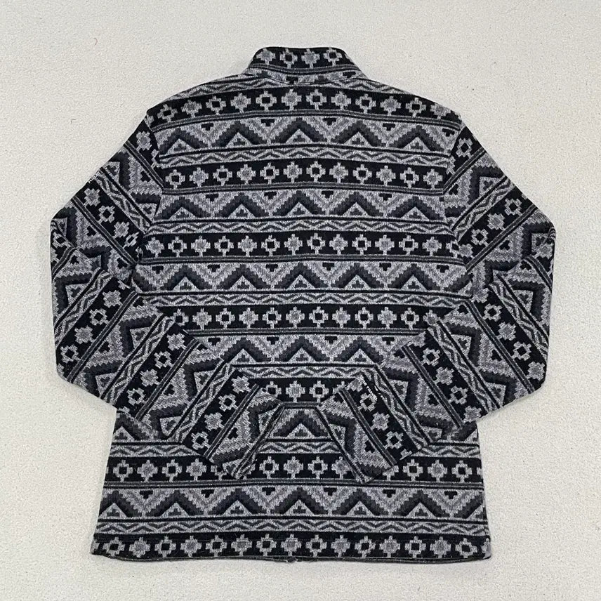 [BUNJANG] M Millet Navajo Pattern Fleece Zip-up Jacket / M 밀레 나바호 패턴 후리스 집업 0306-1