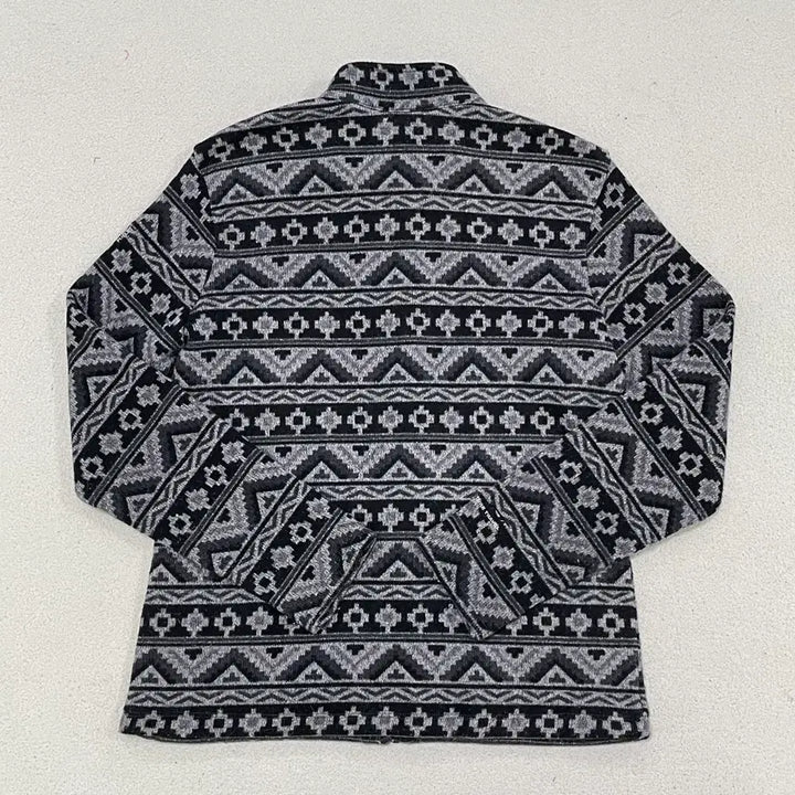 [BUNJANG] M Millet Navajo Pattern Fleece Zip-up Jacket / M 밀레 나바호 패턴 후리스 집업 0306-1
