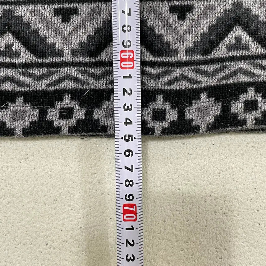 [BUNJANG] M Millet Navajo Pattern Fleece Zip-up Jacket / M 밀레 나바호 패턴 후리스 집업 0306-1