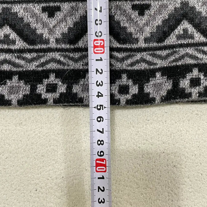 [BUNJANG] M Millet Navajo Pattern Fleece Zip-up Jacket / M 밀레 나바호 패턴 후리스 집업 0306-1
