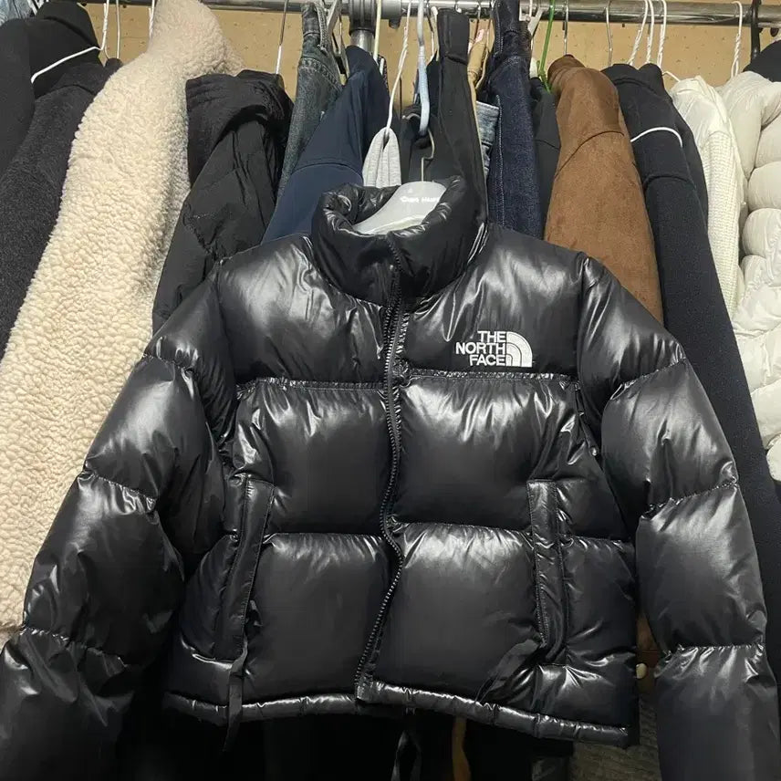 [BUNJANG] The North Face Nuptse Crop Puffer Jacket / 노스페이스 눕시 크롭 패딩