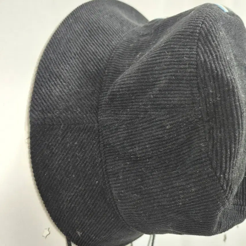 [BUNJANG] Z.FOR Black Corduroy Bucket Hat / 지포어 블랙 코듀로이 벙거지 모자