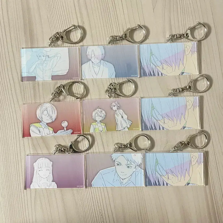 [BUNJANG] Gegege no Kitaro Acrylic Keyring Bundle Set / 키타로탄생 게게게의 수수께끼 게게게의 키타로 아크릴키링 게나조 추억전