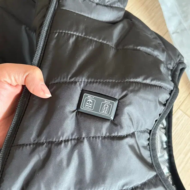 [BUNJANG] Apple Living Heated Vest Black S Size / 애플리빙 발열조끼 블랙 S사이즈 배터리포함