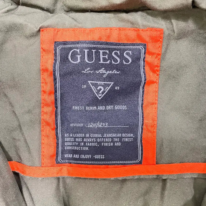 [BUNJANG] Guess Cotton Field Jacket / XS 게스 코튼 야상 자켓 0306-1