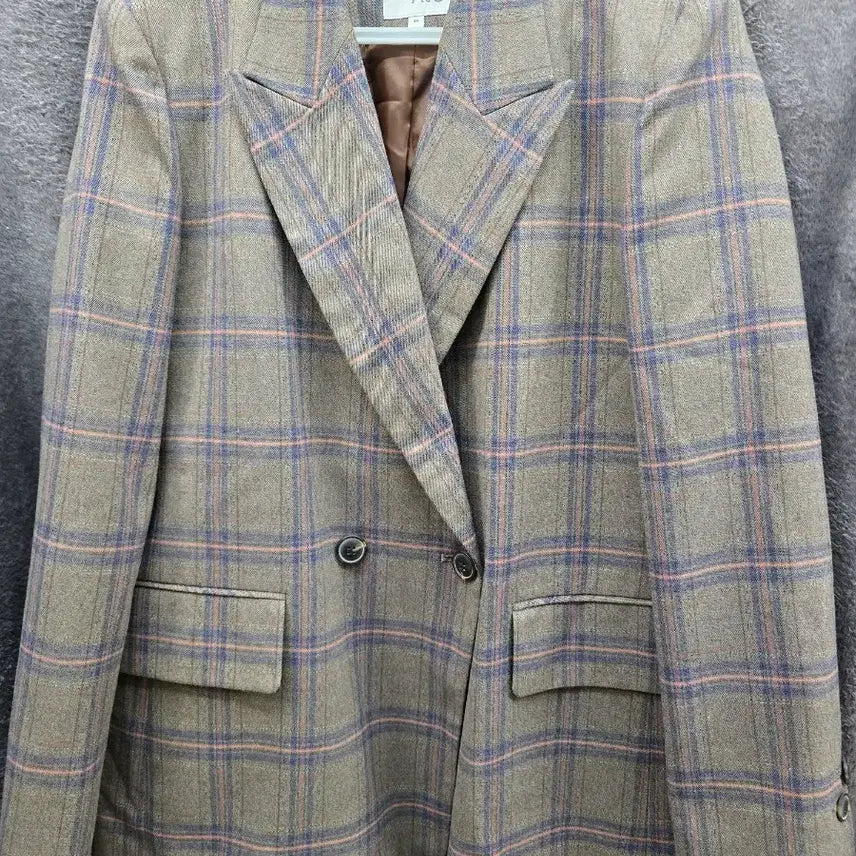 [BUNJANG] AtG Check Double Blazer Jacket / the AtG 체크 더블 자켓
