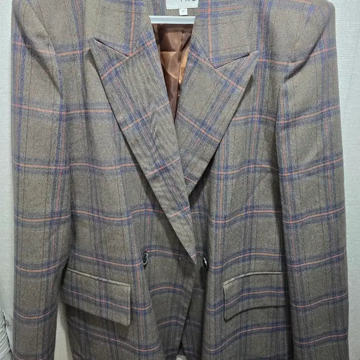 [BUNJANG] AtG Check Double Blazer Jacket / the AtG 체크 더블 자켓