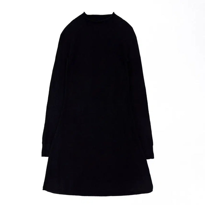 [BUNJANG] Theory Black Pure Cashmere Knit Dress / [80] 띠어리 블랙 퓨어캐시미어 니트 원피스