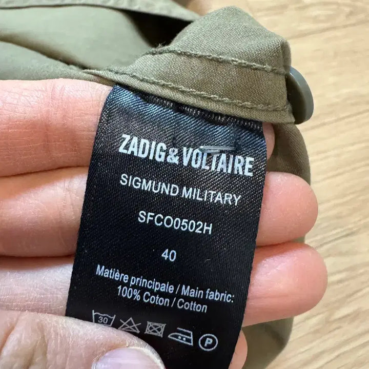[BUNJANG] Zadig &amp; Voltaire Shirt / 쟈딕앤볼테르 셔츠