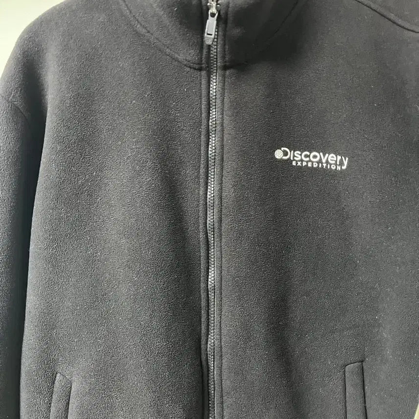 [BUNJANG] Discovery Black Fleece Jacket / 디스커버리 검정색 플리스