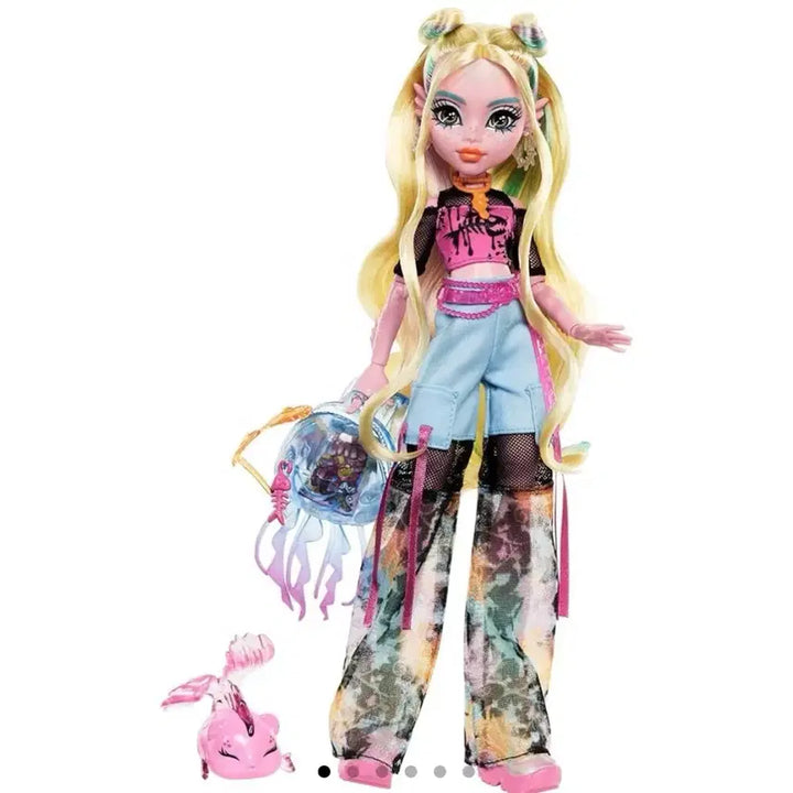 [BUNJANG] Monster High Frankie &amp; Cleo Doll Set / 몬스터하이돌 프랭키&amp;클레오 및 리페용 4구 +의상소품