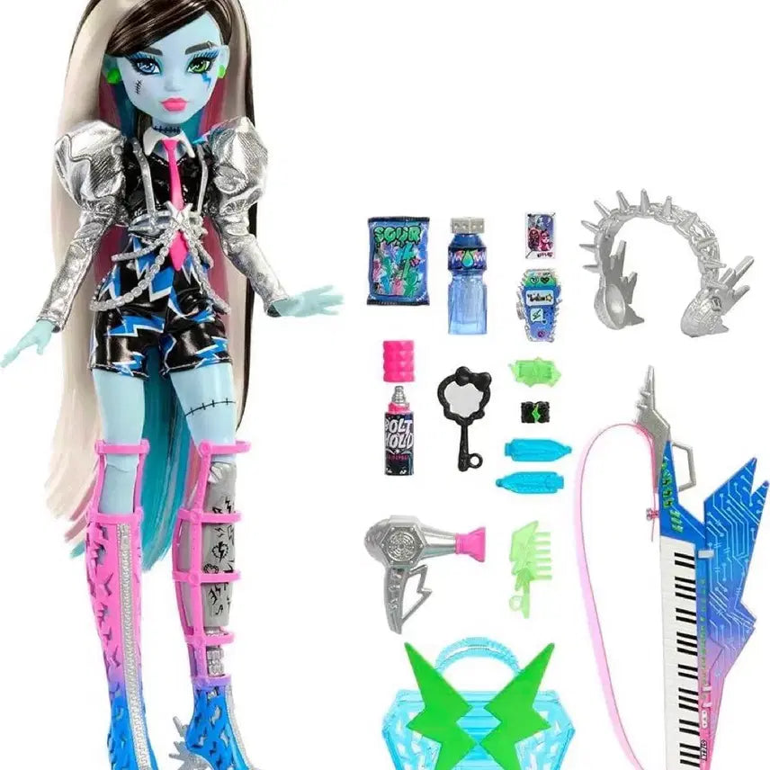 [BUNJANG] Monster High Frankie &amp; Cleo Doll Set / 몬스터하이돌 프랭키&amp;클레오 및 리페용 4구 +의상소품