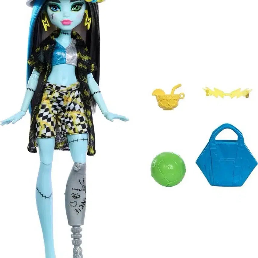 [BUNJANG] Monster High Frankie &amp; Cleo Doll Set / 몬스터하이돌 프랭키&amp;클레오 및 리페용 4구 +의상소품