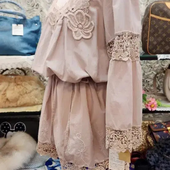 [BUNJANG] Q.SISI 100% Cotton Long Blouse (55-66) / Q.SISI 면100% 롱블라우스(55~66)