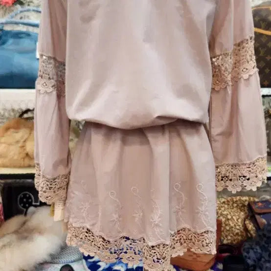 [BUNJANG] Q.SISI 100% Cotton Long Blouse (55-66) / Q.SISI 면100% 롱블라우스(55~66)