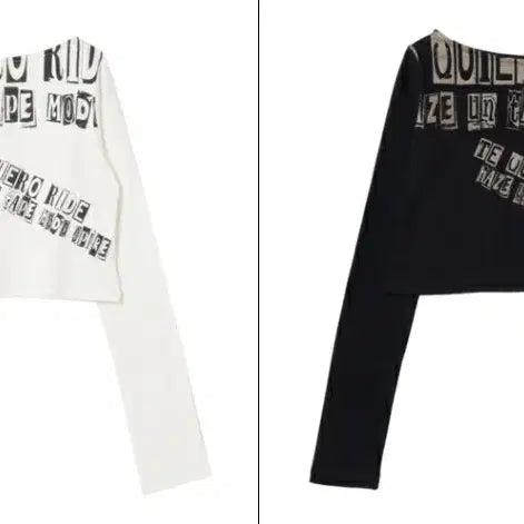 [BUNJANG] Stylenanda T-shirt (Black, Ivory) / 스타일난다 티셔츠 (블랙,아이보리)
