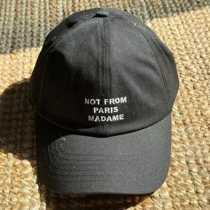 [BUNJANG] Drole De Monsieur Slogan Ball Cap / 드롤 드 무슈 슬로건 볼 캡