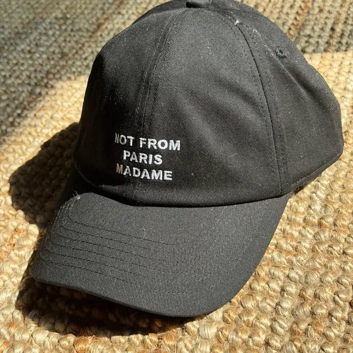 [BUNJANG] Drole De Monsieur Slogan Ball Cap / 드롤 드 무슈 슬로건 볼 캡