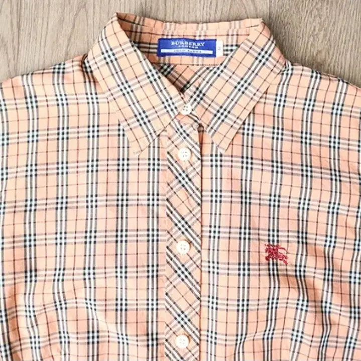 [BUNJANG] Burberry Blue Label Pink Nova Check Shirt / BURBERRY 버버리 블루라벨 핑크&amp;노바체크 남방