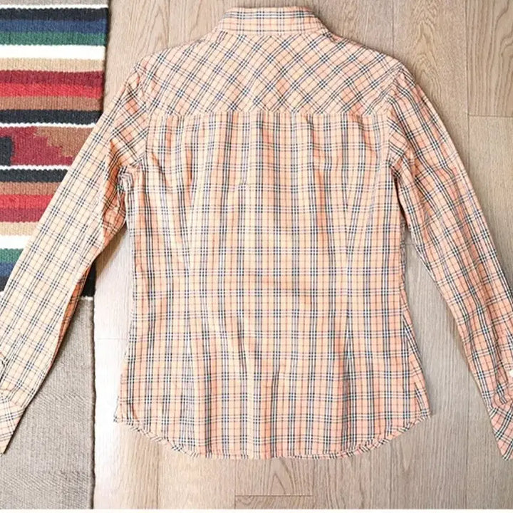 [BUNJANG] Burberry Blue Label Pink Nova Check Shirt / BURBERRY 버버리 블루라벨 핑크&amp;노바체크 남방