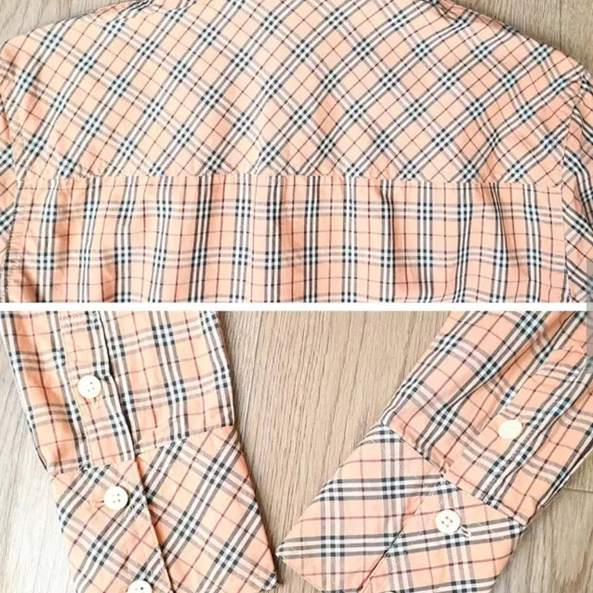 [BUNJANG] Burberry Blue Label Pink Nova Check Shirt / BURBERRY 버버리 블루라벨 핑크&amp;노바체크 남방