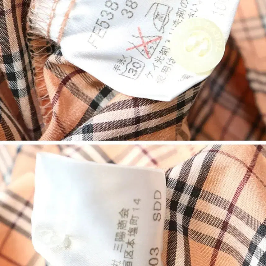 [BUNJANG] Burberry Blue Label Pink Nova Check Shirt / BURBERRY 버버리 블루라벨 핑크&amp;노바체크 남방
