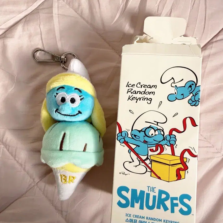 [BUNJANG] Baskin Robbins Smurf Ice Cream Keyring / 베스킨라빈스 스머프 아이스크림 키링