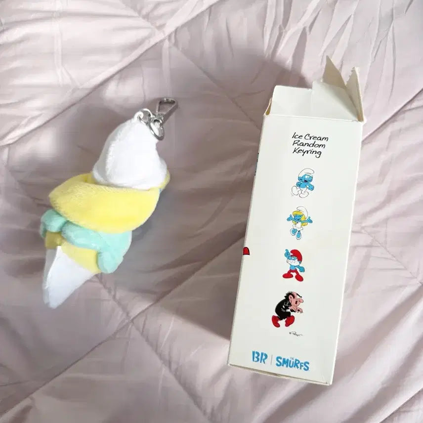 [BUNJANG] Baskin Robbins Smurf Ice Cream Keyring / 베스킨라빈스 스머프 아이스크림 키링