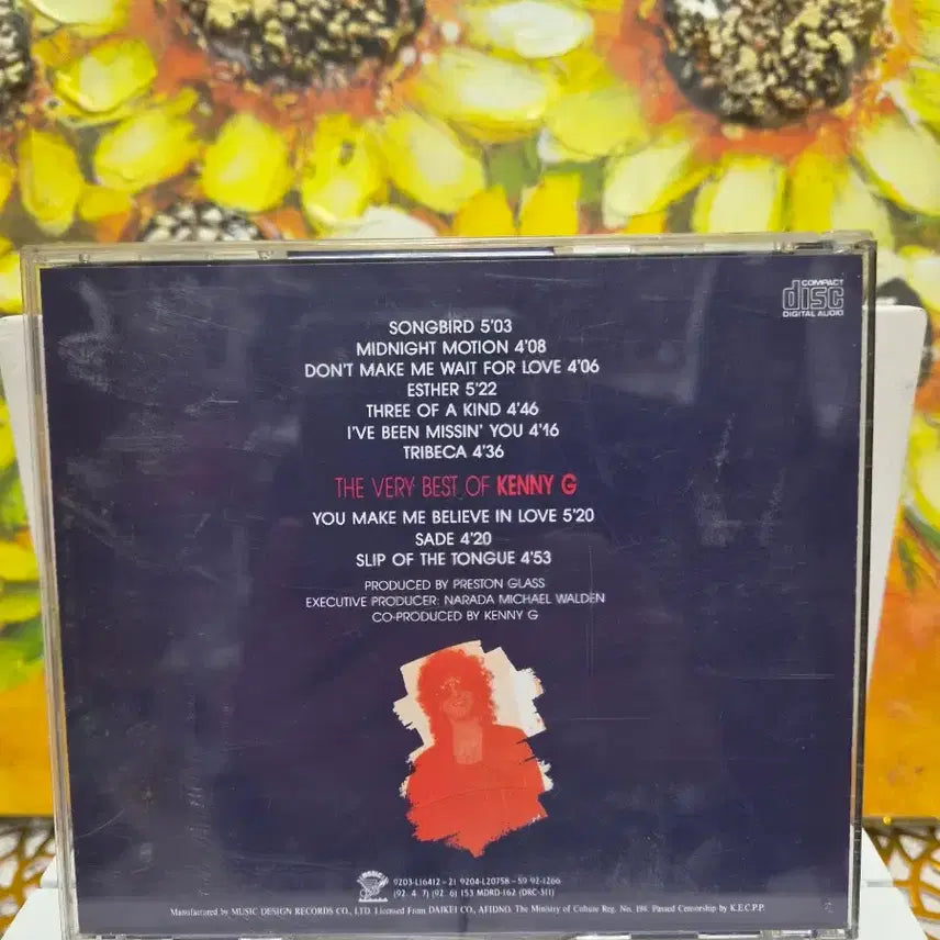 [BUNJANG] Kenny G Songbird CD Album / 케니지 Songbird 앨범 CD