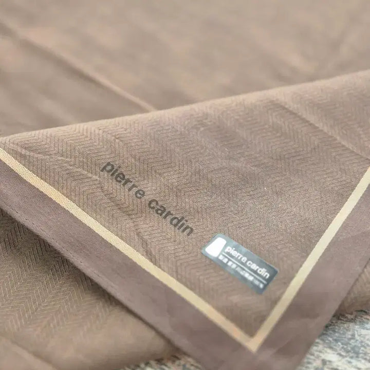 [BUNJANG] Pierre Cardin Brown Handkerchief / 피에르가르뎅 브라운 손수건