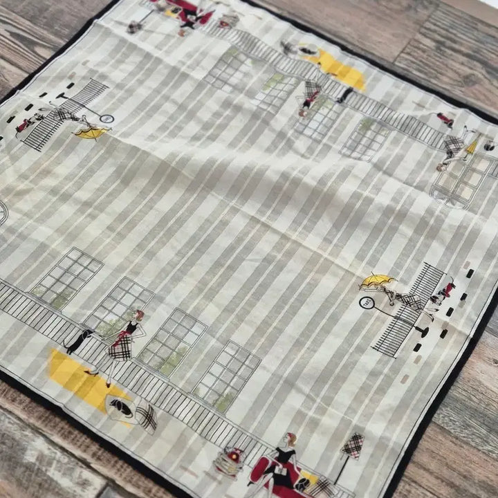 [BUNJANG] Burberry Vintage Pattern Handkerchief Scarf / 버버리 빈티지 스카프 패턴 손수건