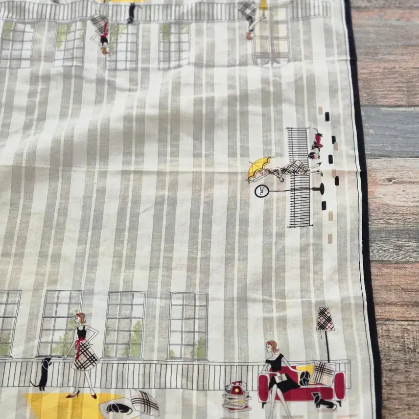 [BUNJANG] Burberry Vintage Pattern Handkerchief Scarf / 버버리 빈티지 스카프 패턴 손수건