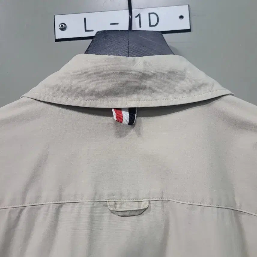 [BUNJANG] Thom Browne Armband Beige Shirt Jacket (Size 3) / (정품) 톰브라운 암밴드 베이지 셔츠 자켓 3사이즈(2XL110)