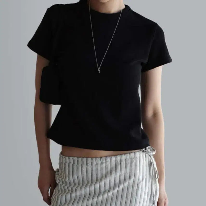 [BUNJANG] LAROOM Soda Waffle T-shirt / [by LAROOM] 소다와플티셔츠 민트,블랙