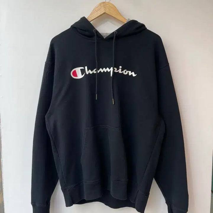 [BUNJANG] Champion Black Hoodie XL / 챔피온 블랙 후드티셔츠 XL